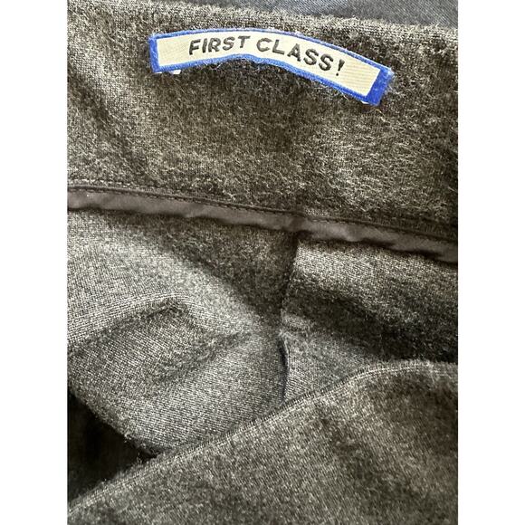 Scotch & Soda Charcoal Gray Stretch Elastic Waist Trouser Zip Logo Pockets XL - Picture 6 of 8